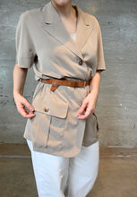 Load image into Gallery viewer, The belted beige top
