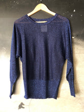 Load image into Gallery viewer, The blue glitter knit sweater
