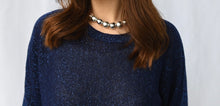 Load image into Gallery viewer, The silver faux pearl necklace
