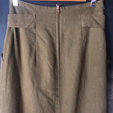 Load image into Gallery viewer, The khaki vintage pencil skirt
