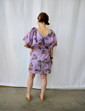 Load image into Gallery viewer, The purple balloon sleeve dress
