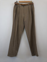 Load image into Gallery viewer, The khaki linen mix pants
