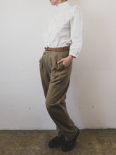 Load image into Gallery viewer, The khaki linen mix pants
