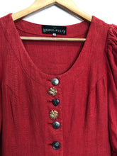 Load image into Gallery viewer, The red Trachten linen dress
