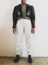 Load image into Gallery viewer, The unique 80s short leather jacket
