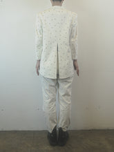 Load image into Gallery viewer, The white pants suit with stitching
