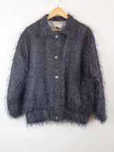 Load image into Gallery viewer, The grey metallic lurex fringe jacket
