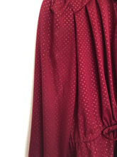 Load image into Gallery viewer, The 70s maroon dress
