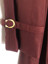 Load image into Gallery viewer, The wine red 2-way trenchcoat
