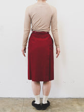 Load image into Gallery viewer, The 70s vintage red designer skirt
