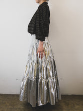 Load image into Gallery viewer, The Victorian like skirt in Sci-Fi silver
