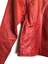 Load image into Gallery viewer, Vintage red leather top
