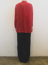 Load image into Gallery viewer, The red vintage silk blouse
