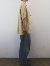 Load image into Gallery viewer, The yellow beige unisex linen shirt
