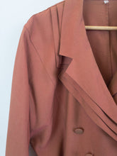 Load image into Gallery viewer, The 80s terra cotta blazer jacket
