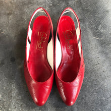 Load image into Gallery viewer, The lipstick red vintage shoes
