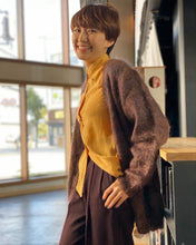 Load image into Gallery viewer, Mohair mix modern vintage cardigan
