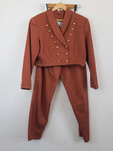 Load image into Gallery viewer, The 80s terra cotta jacket/pants set
