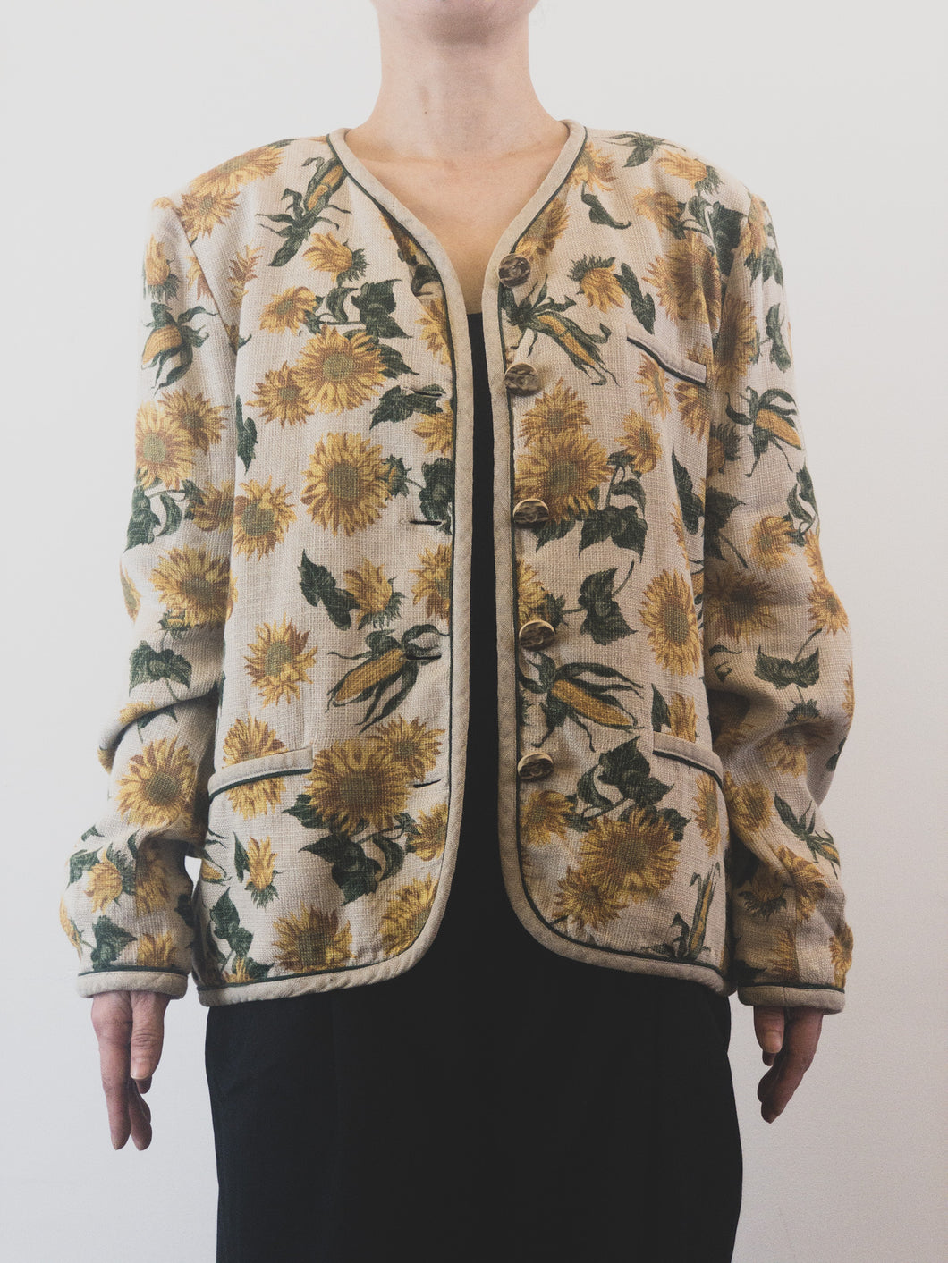 The sunflower linen jacket