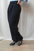 Load image into Gallery viewer, The pleated high waist navy pants
