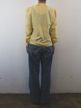 Load image into Gallery viewer, The pastel yellow vintage blouse
