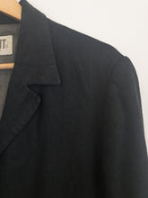 Load image into Gallery viewer, The long black Swedish linen jacket
