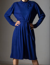 Load image into Gallery viewer, The royal blue vintage dress from Denmark
