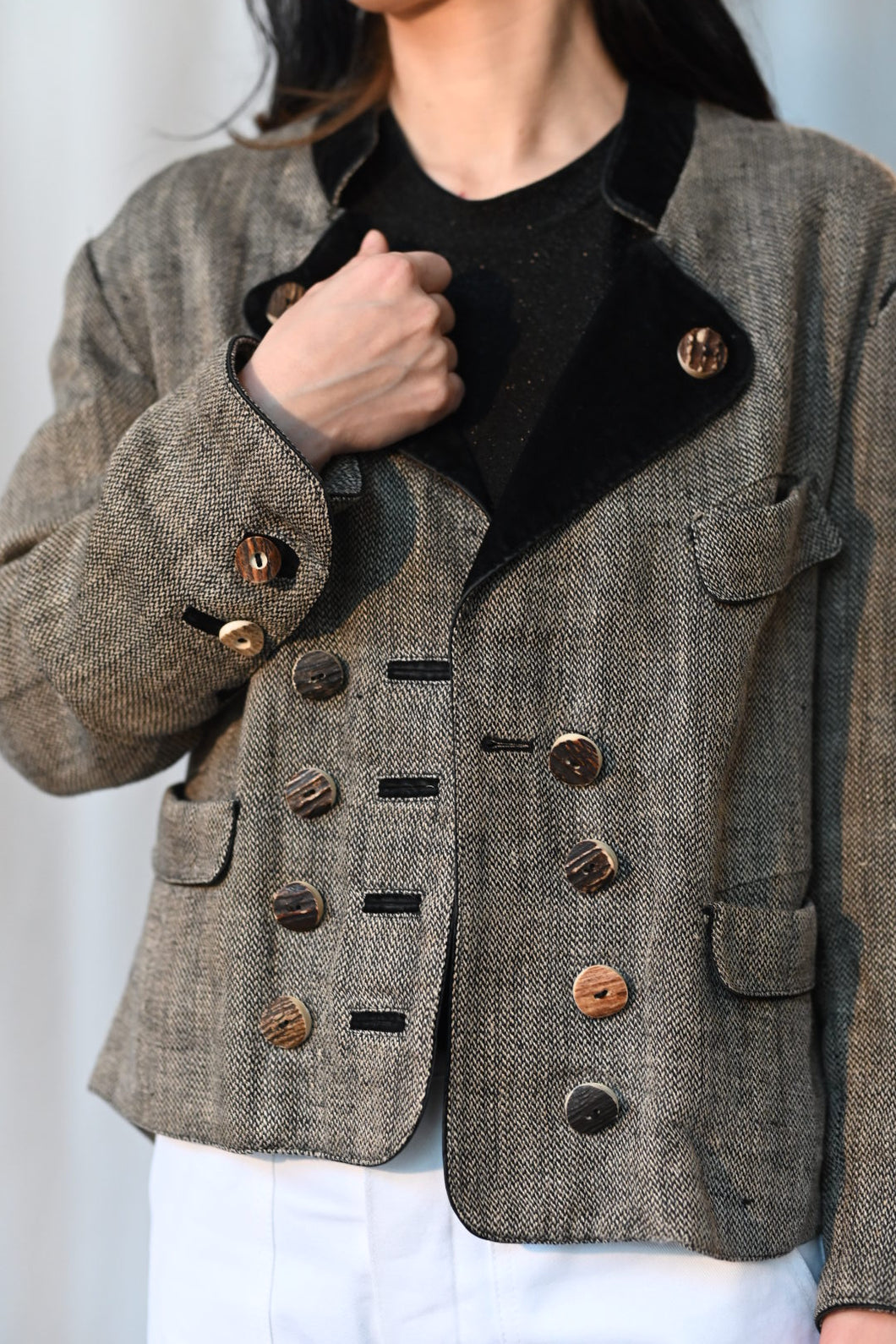 The grey Trachten jacket