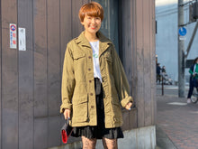 Load image into Gallery viewer, 50s M47 khaki green jacket, herringbone pattern!
