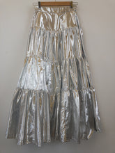 Load image into Gallery viewer, The Victorian like skirt in Sci-Fi silver
