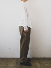 Load image into Gallery viewer, The white Trachten blouse, red stitching
