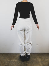 Load image into Gallery viewer, The 80s white vintage pants
