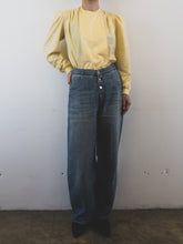 Load image into Gallery viewer, The pastel yellow vintage blouse
