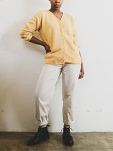 Load image into Gallery viewer, The creamy yellow knit jacket
