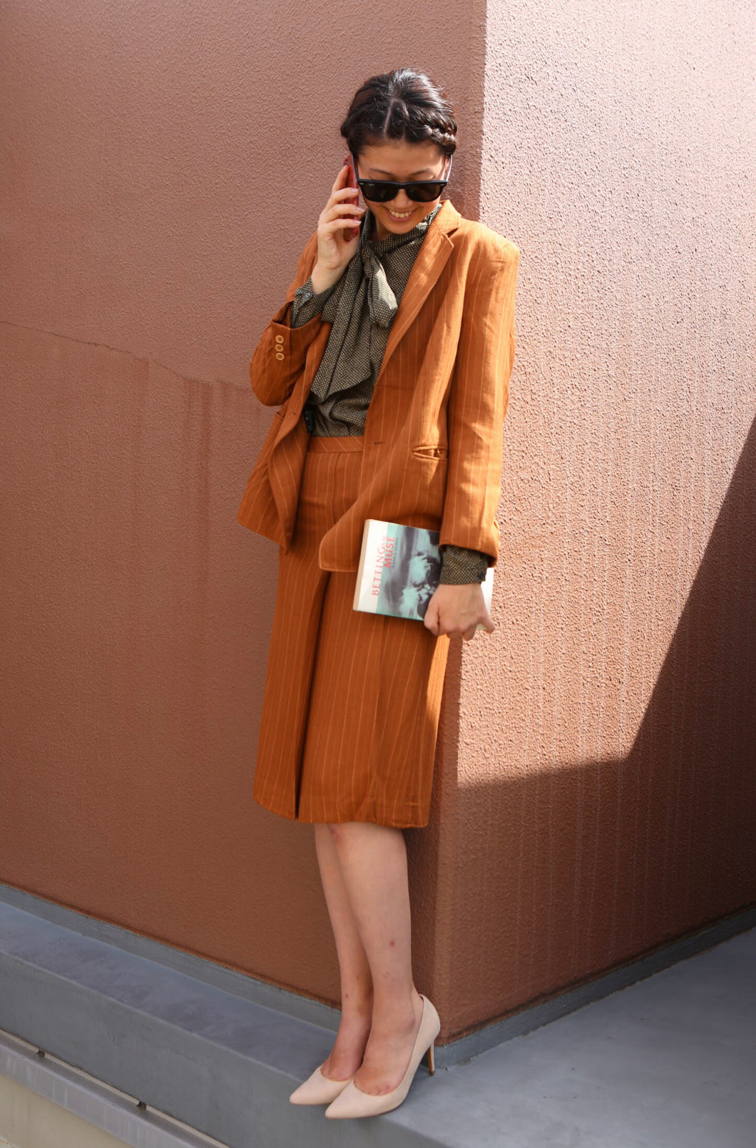 The 70s vintage copper suit set