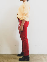 Load image into Gallery viewer, The playful red denim pants
