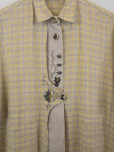 Load image into Gallery viewer, The yellow beige unisex linen shirt
