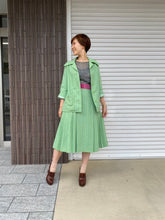 Load image into Gallery viewer, The 70s vintage designer mint skirt set
