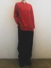 Load image into Gallery viewer, The red vintage silk blouse
