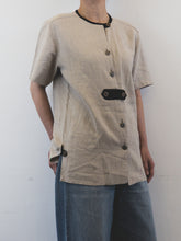 Load image into Gallery viewer, The Trachten unisex linen top
