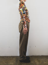 Load image into Gallery viewer, The shiny colorful 70s blouse
