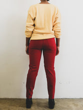 Load image into Gallery viewer, The playful red denim pants
