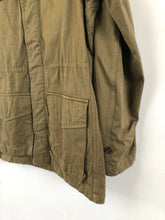 Load image into Gallery viewer, 50s M47 khaki green jacket, herringbone pattern!
