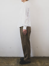 Load image into Gallery viewer, The white Trachten blouse, red stitching
