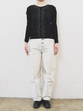 Load image into Gallery viewer, The black beads cardigan
