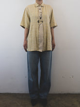 Load image into Gallery viewer, The yellow beige unisex linen shirt
