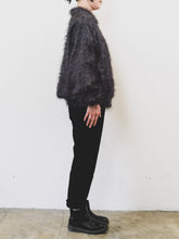 Load image into Gallery viewer, The grey metallic lurex fringe jacket
