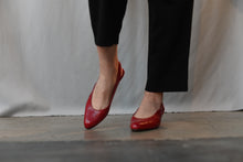 Load image into Gallery viewer, The lipstick red vintage shoes
