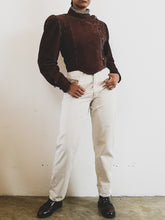 Load image into Gallery viewer, The 80s chocolate brown suede jacket
