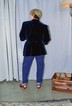 Load image into Gallery viewer, The blue velvet designer jacket
